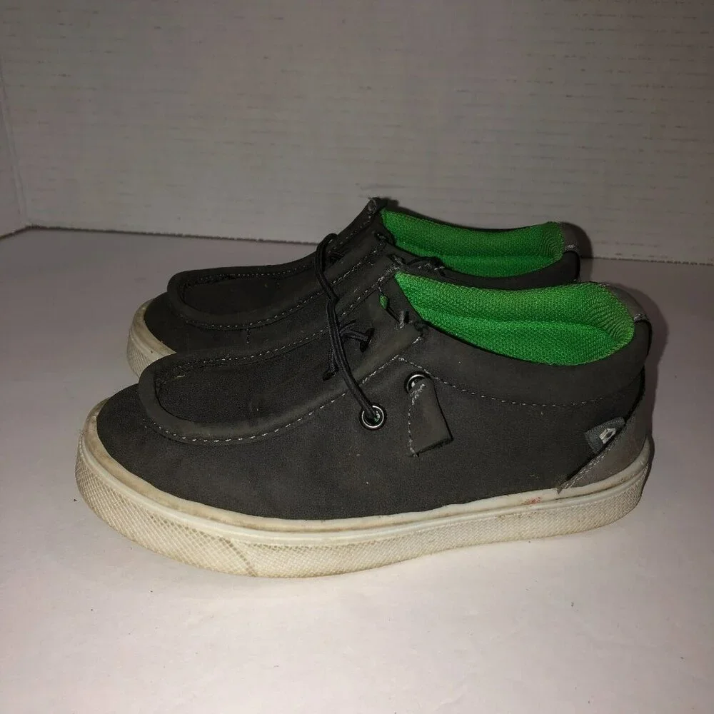 Oomphies Boys Toddler Size 10 Charcoal Gray Parker Chukka Casual Shoes